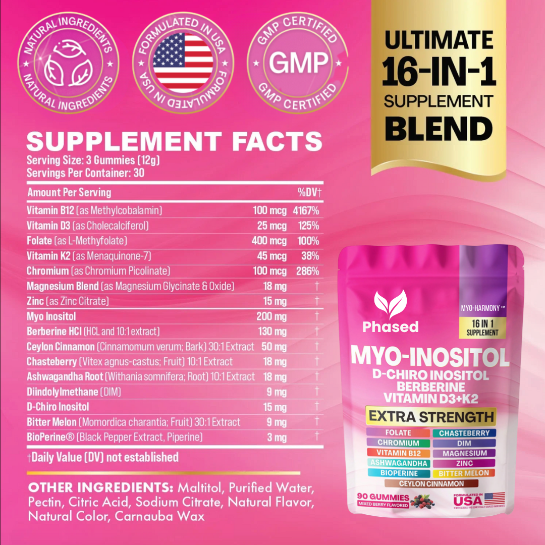 Phased 16-in-1 Hormone Gummies